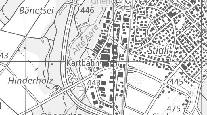 Kartenausschnitt: Grenzstrasse 24, 3250 Lyss