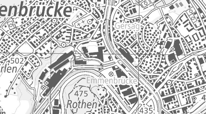 Kartenausschnitt: Emmenweidstrasse 12a, 6020 Emmenbrücke