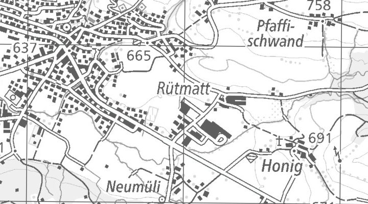 Kartenausschnitt: Rütmattstrasse 7, 6017 Ruswil