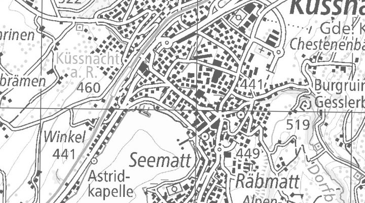 Kartenausschnitt: Fännring 10, 6403 Küssnacht am Rigi