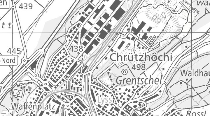 Kartenausschnitt: Busswilstrasse 44, 3250 Lyss