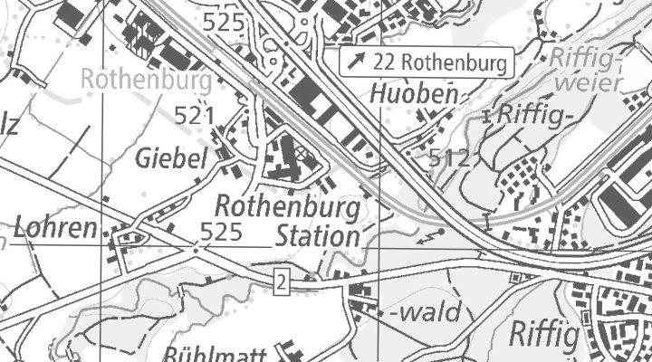 Kartenausschnitt: Station-West 6, 6020 Emmenbrücke