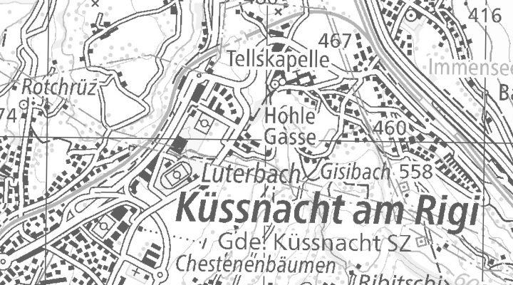 Kartenausschnitt: Artherstrasse 44, 6405 Immensee