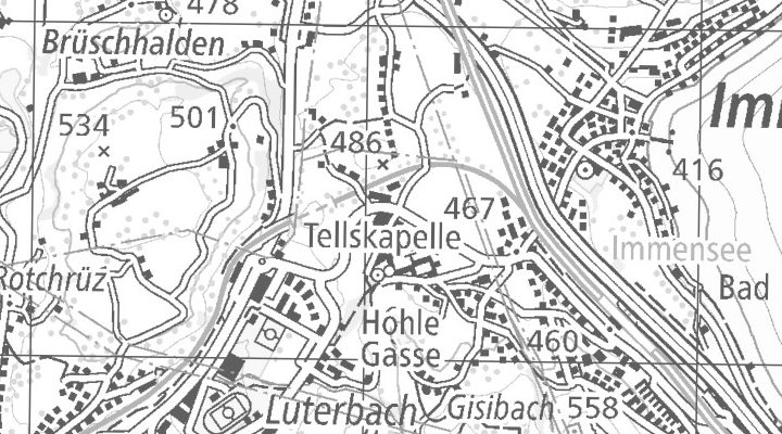 Kartenausschnitt: Calendariaweg 2, 6405 Immensee