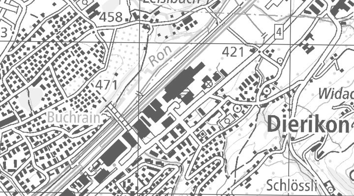 Kartenausschnitt: Industriestrasse 2, 6036 Dierikon