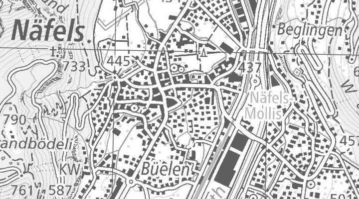 Kartenausschnitt: NETSTAL Maschinen AG, 8752 Näfels