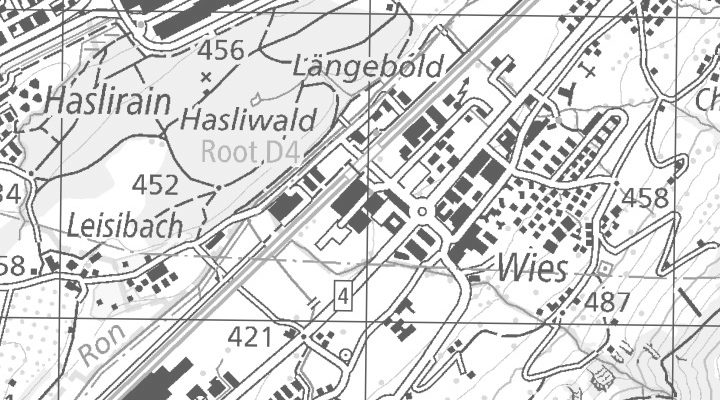 Kartenausschnitt: 6039 Root D4