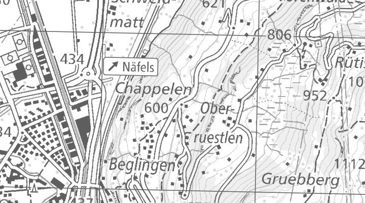 Kartenausschnitt: Nordost