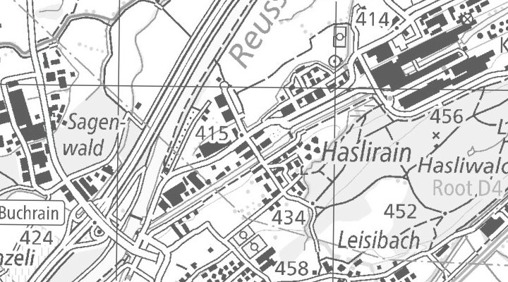 Kartenausschnitt: Dorfstrasse 43, 6035 Perlen