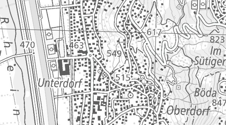 Kartenausschnitt: Messinastrasse 35, 9495 Triesen