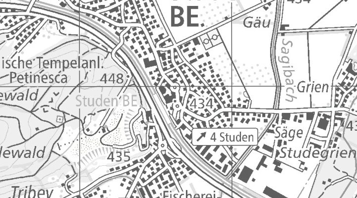 Kartenausschnitt: Wydenpark 5/5a, 2557 BE Studen