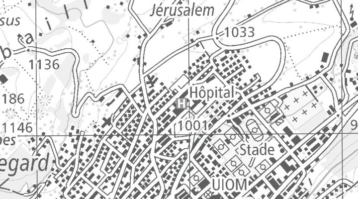 Kartenausschnitt: Chasseral 20, 2300 La Chaux-de-Fonds