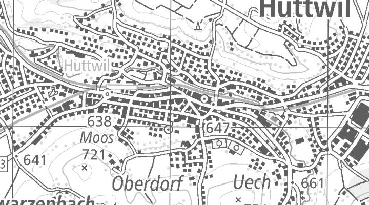 Kartenausschnitt: 4950 Huttwil