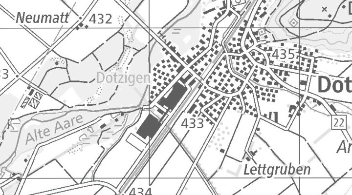 Kartenausschnitt: Schulriederstrasse 5, 3293 Dotzigen