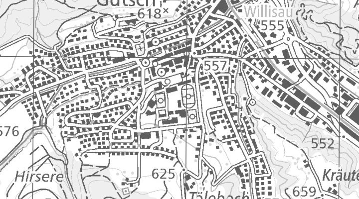 Kartenausschnitt: 6130 Willisau