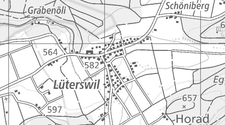 Kartenausschnitt: 4584 Kanton Solothurn