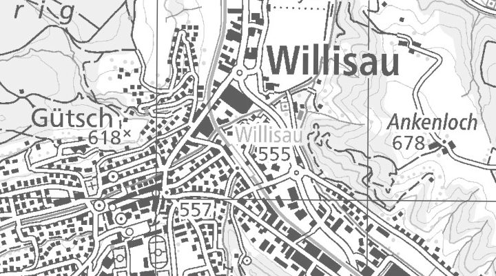 Kartenausschnitt: Bleuen 8, 6130 Willisau