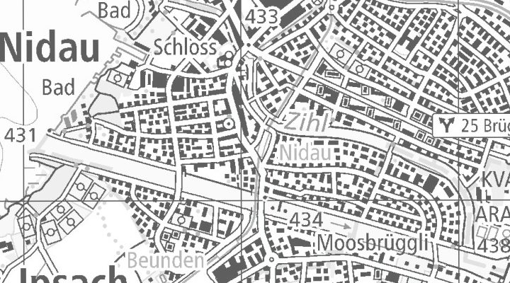 Kartenausschnitt: Hauptstrasse 2, 2560 Nidau