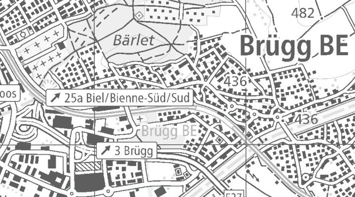 Kartenausschnitt: Industriestrasse 20, 2555 Brügg