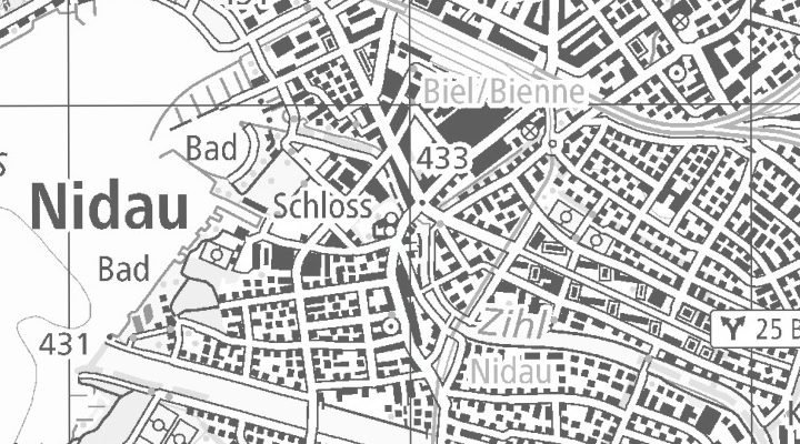 Kartenausschnitt: Hauptstrasse 2, 2560 Nidau