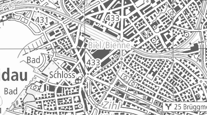 Kartenausschnitt: Salzhausstrasse 31, 2503 Biel-Bienne - Salzhausstrasse 31