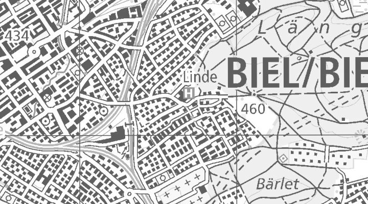 Kartenausschnitt: Blumenrain 105, 2503 Biel/Bienne