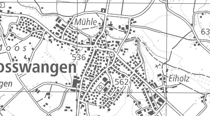 Kartenausschnitt: Kirchweg 1, 6022 Grosswangen