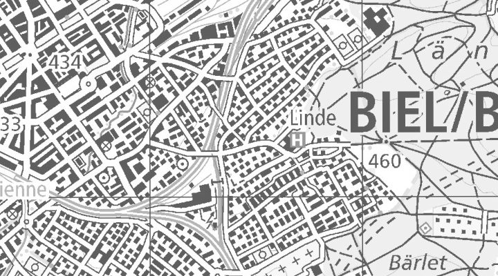 Kartenausschnitt: Dählenweg 6, 2503 Biel