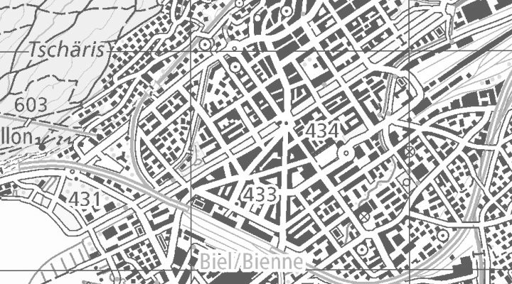 Kartenausschnitt: Unterer Quai 92, 2502 Biel/Bienne