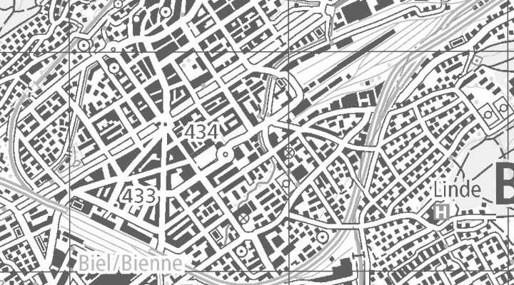 Kartenausschnitt: Werkhofstrasse 9, 2503 Biel/Bienne