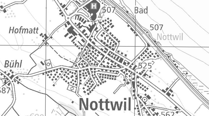 Kartenausschnitt: Nottwil