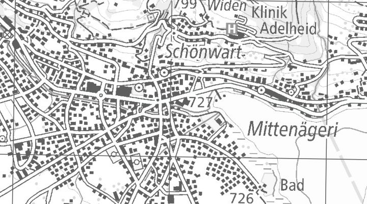 Kartenausschnitt: Seestrasse 10, 6314 Unterägeri