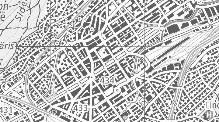 Kartenausschnitt: 2501 Bienne