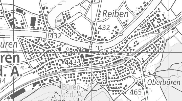 Kartenausschnitt: Industriestrasse 19, 3294 Büren an der Aare