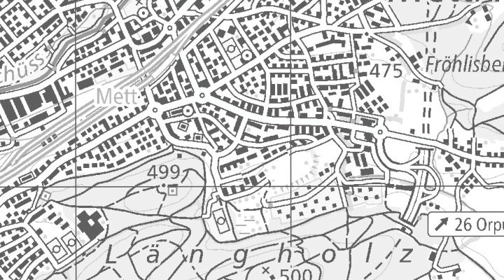 Kartenausschnitt: Südstrasse 55, 2504 Biel/Bienne