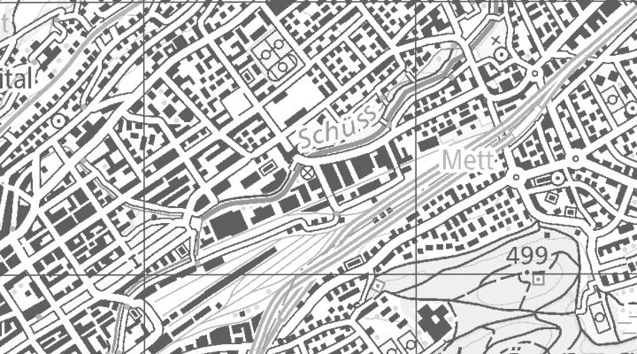 Kartenausschnitt: Gottstattstrasse 4, 2504 Biel/Bienne