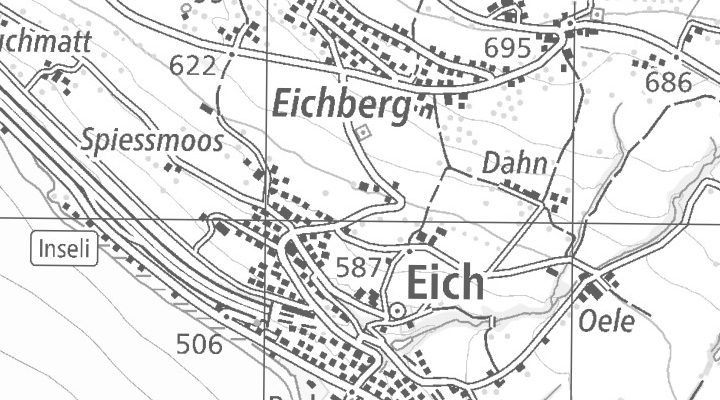 Kartenausschnitt: Seestrasse 3, 6205 Eich