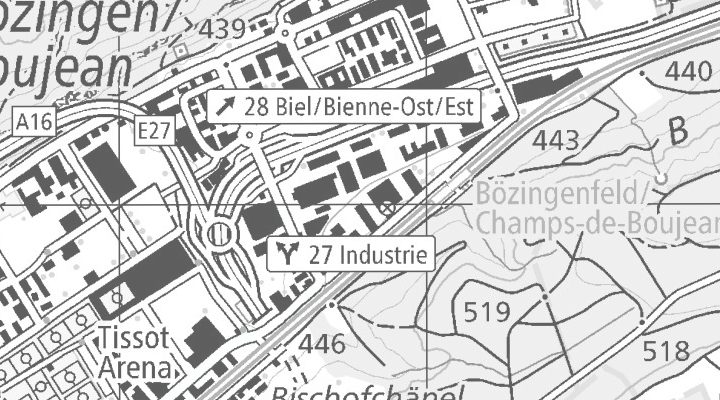 Kartenausschnitt: Längfeldweg 115, 2504 Biel/Bienne