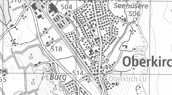 Kartenausschnitt: Feld 1, 6208 Oberkirch
