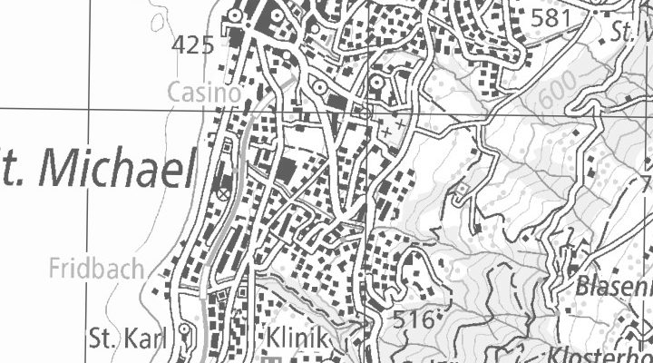 Kartenausschnitt: Zugerbergstrasse 22, 6300 Zug