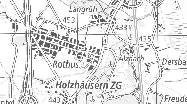 Kartenausschnitt: Rothusstrasse 19, 6331 Hünenberg