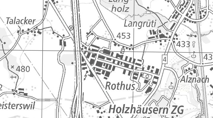 Kartenausschnitt: Bösch 43, 6331 Hünenberg