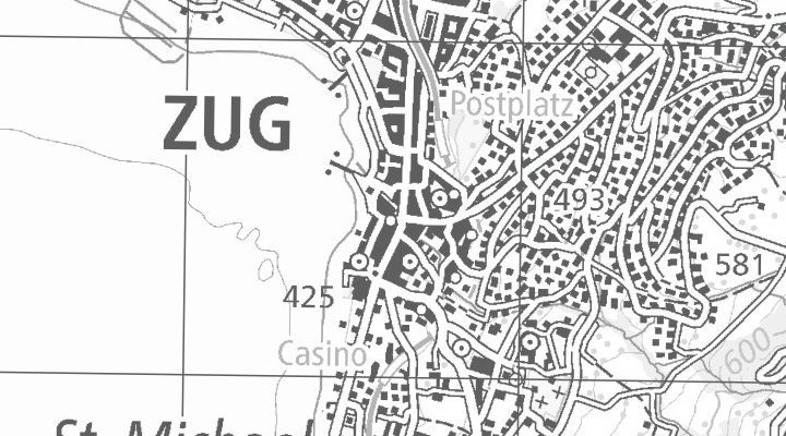 Kartenausschnitt: Kolinplatz 10, 6300 Zug