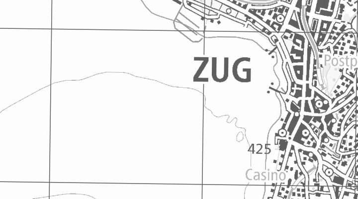 Kartenausschnitt: 6300 Region Zug
