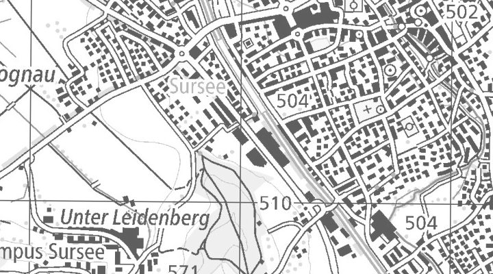 Kartenausschnitt: Allee 1B, 6210 Sursee