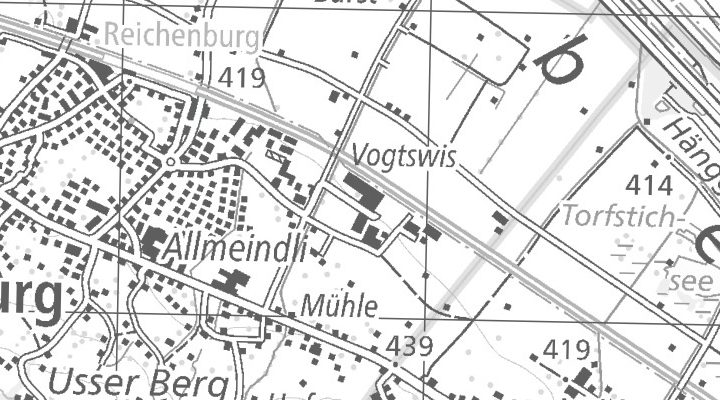 Kartenausschnitt: Vogtswisstrasse 1, 8864 Reichenburg