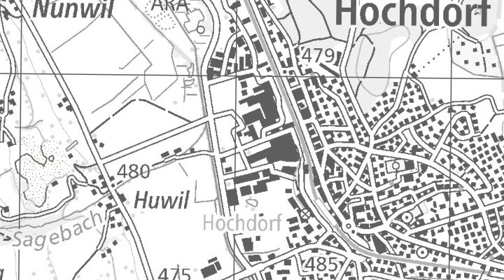 Kartenausschnitt: Huwilstrasse 7, 6280 Hochdorf