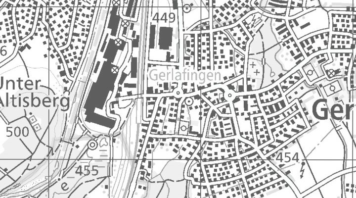 Kartenausschnitt: Bahnhofstrasse, 4563 Gerlafingen