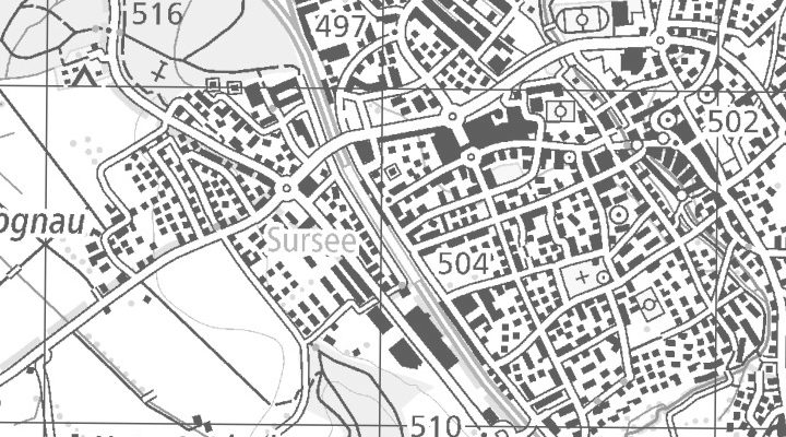 Kartenausschnitt: Bahnhofplatz 7, 6210 Sursee