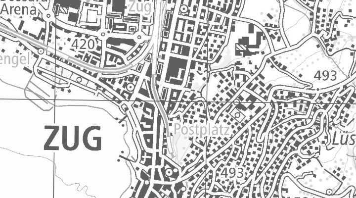 Kartenausschnitt: Industriestrasse 9, 6300 Zug